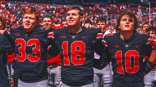 OHIO STATE BUCKEYES Trending Image: Ohio State's spring challenge: To sort and retain a loaded QB room